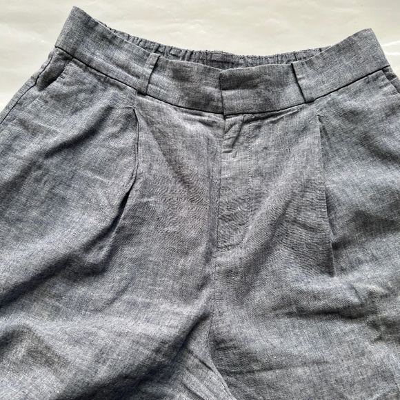 Gray Wide-Leg Women's Pants - Picture 2 of 7